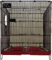 Metal Folding Bird Cage | Size 18x18x18 Inches | Single & 4 Portion. 