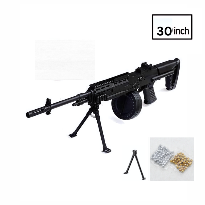 Pubg M249 Sharly Soft Darts Toy - Toys For Boys - Manual Reload Soft Darts - Toy Size Approximately 30 Inches