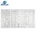 4PCS Universal BGA Stencil for MTK MSM Samsung Huawei Xiaomi iPad CPU RAM PM IC Reball Pin Direct Heat Template in Pakistan. 