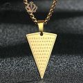 QIMING Cabalistic Abraxas Abracadabra Pendant Necklace For Men Male Magic Occult Esoteric Amulet Jewelry Necklaces. 