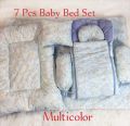 Baby Sleeping set 7 Piece Complete Bedding Set. 