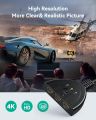 HDMI Switch 4K, Deluxe 3 Port HDMI Switcher 3x1 HDMI Splitter Hub 3 in 1 Out with Pigtail Cable Supports 4K 3D HD 1080P for Xbox PS4 Roku HDTV. 