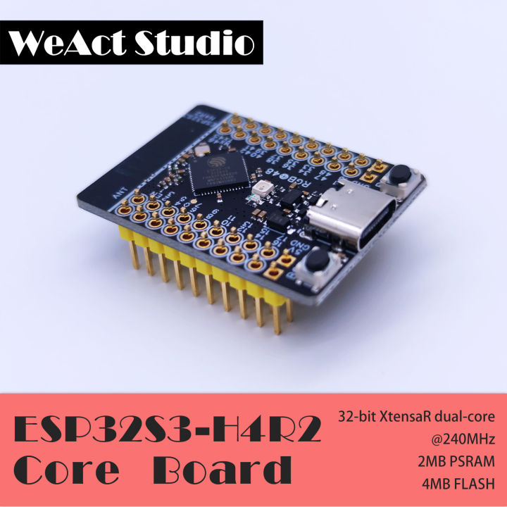 WeAct S3 Mini WIFI Bluetooth IOT Board based ESP32-S3FH4R2 ESP32-S3 4MB FLASH 2MB PSRAM MicroPython Compatible