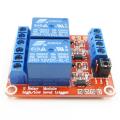 DC 12V 2 Channel Relay Module with Isolated Optocoupler High and Low Level H/L Level Trigger Module Triggered by DC 12V. 