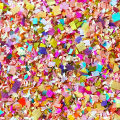 Multi Colour Confetti Paper Bag, Mixed Colorful Metallic Foil Confetti, Happy Birthday Parties, Weddings Decor, Engagements, Anniversary Supplies Celebration Ceremony Event Decorations, Vibrant Colors Dazzling Spray of Tissue Flying Confetti. 