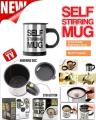 Self Stirring Coffee Mug Cup - Electric Stainless Steel Automatic Self Mixing & Spinning Home Office Travel Mixer Cup. 