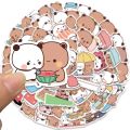 10/30/50pcs Bubu and Dudu Stickers Cute Bear Couple DIY Toy Doodles Decorative Graffiti Decal Phone Bottles Scrapbook Waterproof. 