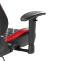 MXG GCH-01 Large Diamond Quilted PU with Headrest and Lumbar Support Gaming Chair Red/Black. 