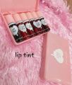 Pack of 6 Super Long Lasting Heng Fang 3D Lip Tint kiss proof & Cheek Stain H7020 Liquid Lip Blush & Cheek Tint stain Tinted lip and Cheek Stain. 