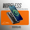 Faster WP 10K Power Bank- 10000mAh Powerbank Built-in Cables- 20W MagSafe Magnetic Wireless Charger LED Display- Fast Charging Portable Charger Universal Compatibility iOS and Android Devices. 