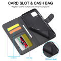 lthmy for Xiaomi Redmi Note 11S/Note 11 4G Premium PU Leather Magnetic Card Holder Flip Stand Cover. 
