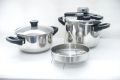 Imported Unique Pro 3 in 1 Stainless Steel Automatic Pressure Cooker 4L + 6L & 5L + 7L. 