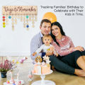 to Remember Wall Hanging Board Family Celebrations Board for Birthday Gift Wooden Calendar Birthday Reminder Days. 