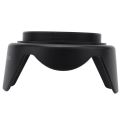 DC-SN Flower Crown Lens Hood Petal Shape for 62mm Lens Black. 