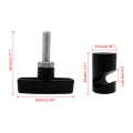 4 Pcs Car Hood Strut Clip Hood Lift Support Clip Car Hood Support Strut Clips Black. 