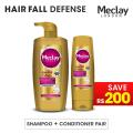 Meclay London Hair Fall Defense Shampoo 660ml + Conditioner 180ml Pair. 