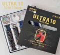 Ultra Smart Watch | 10 in 1 Straps + Jelly Case | Super HD Display | BT Calling | Wireless Charging ( Multi Color Straps). 