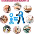 Hand Grip Strengthener Workout Kit (5 Pack) Forearm Grip Adjustable Resistance. 