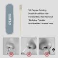 【HOT】 Comb Tooth Nose Hair Trimmer Small Portable Nasal Cleaner Easy Cleaning Reusable Hair Remover Manual Nose Hair Removal Tools. 