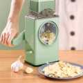 Manual Rotary Best Vegetable Slicer Cutter Multifunction vegetable cutting machine Kitchen Vegetable Cheese, onion, potato, cutter salad potatoes chips slicer Grater Chopper With 3 Stainless Steel Knives vegetable dicer. 