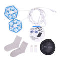 Mini Pulse Full Body Massager Mobile Phone Control Body Electrode Massage EMS Muscle Stimulator Therapy Meridian Carry-on. 