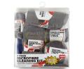 9 Pack Microfiber Car Cleaning Kit Towel Detailing Car Wheel Brush Waxing Sponge. 
