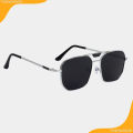 2024 Trendy Metal Frame Sunglasses For Women - Retro Polygon Gradient Mirror Sunscreen Sun Glasses For Girls. 