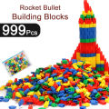 999 Pcs - Educational Building Rocket Very Mini Blocks Toy Set For Kids Boys and Girls - Early Learning Creative Brain Bricks Classic Style Block Toys Sets and Fun For Children. 