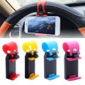 Phone Holder Strong Bearing Capacity Professional Universal Car Steering Wheel Cell Phone Mount for Driving. 