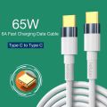 【Liquor Win】65W USB C To USB C Cable For Xiaomi Redmi OPPO Huawei Samsung Fast Charging Cable For IPad Pro Charger Date USB Type C Cable. 