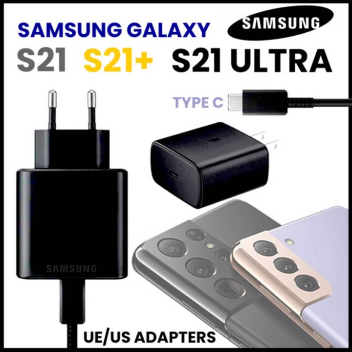 Original Samsung Super Fast Charging 2.0 (PD 3.0 PPS Max) Travel Adapter Charger (USB-C Max 45W + USB-A Max 15W with TYPE-C to TYPE-C Cable for Samsung Galaxy Tab S4, Tab S5E, Tab S6, Tab S6 Lite, Note10 Lite, Note 10 Plus, S20, S20+, S20 Ultra, S21 Ultra