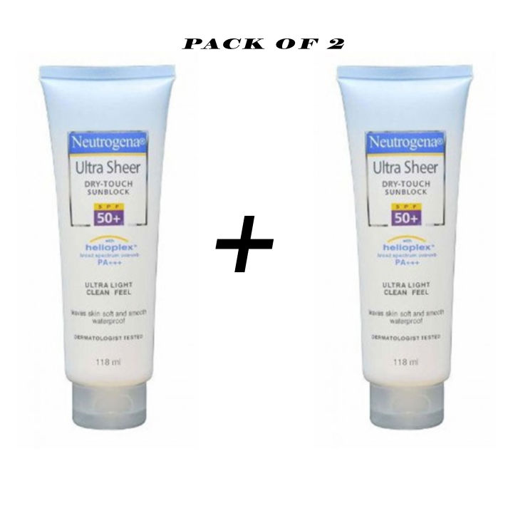 Pack%20Of%202%20Neutrojena%20Sunblock%20Ultra%20Sheer%20Dry%20Touch%20Spf%2050+%20Original%20118ml%20-%20Image%204