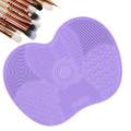 Makeup Brush Cleaner Pad Shape Scrubber Mat for Eyeshadow Brush Travel. 