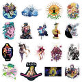 100pcs/Pack JoJos Bizarre Adventure Anime Stickers Guitar Laptop Skateboard Luggage Waterproof PVC Graffiti Sticker Kid Toy. 