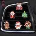 Xmas Theme Car Air Freshener 6pcs Christmas Car Air Freshener Long Lasting Fragrance Clip Type Aromatherapy Diffuser for Automotive Air Vent Odor Removal Car Accessories. 