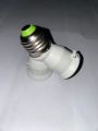 2 in 1 Lamp Holder, Dual 2X E27 Dual Lamp Holder- E27 2 in 1 LED Bulb Lamp Holder E27 Base Socket Bulb Adapter Holder. 