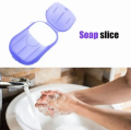 Travel Soap Paper 20pcs Mini Paper Soap Washing Hand Bath Clean Scented Slice Sheets Good for Camping BBQ Hiking Travel or Any Outdoor Activity. 