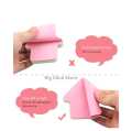 Sticky Notes Pad (3' x 3') - Different Shaped Sticky Notes - 100 Sheets Pad - Colourful Book Mark Paper. 