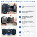 Mini Electric Neck  Butterfly  Massager Butterfly Body Massager Men & Women High Quality Massager  LCD Display USB Rechargeable Muscle Pain Relief Massage machine. 