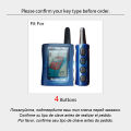 1 Carbon Silicone Car Key Case For Scher-Khan Magicar A B Scher Khan Two Way Car Alarm LCD Remote Control Fob Cover Protector Bag. 