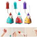 SS-03 3 in 1 Household Feeder Bottle Brush: Clean Every Corner and nipple with Ease. 