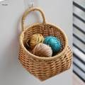 Kitchen Storage Basket Woven Hanging Baskets for Vegetables Sundries Cabinet. 