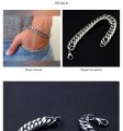 Hand bracelet for men , Chain Bracelet for Boys , Stylish & Trendy Heavy Metal Party Wear Hand Bracelet , Silver Hand Bracelet Boys. 