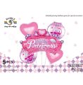 Happy Birthday Prince / Princess Crown  Foil Balloons For Birthday Parties (Pack of 5). 