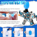 Gel Blaster Electric  Rechargeable Machine Toygun With 1000 Pcs Gel Balls A-47 Gel Blaster Toy Gun Toys, Outdoor Yard Activity Shooting Game, Kids Fun Play For Girl & Boys, Splatter Balls Blasters Versus Target With Hopper & Stand Toygun. 