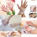 100 Pcs Disposable Gloves Polythene Disposable Plastic Gloves Powder Free Plastic Gloves | Dental Restaurant Garden Kitchen Dish washing Plastic Hand Gloves. 