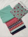 Unstitched Lawn Suits For Women 3 piece Sale. 