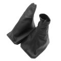Car Shift Boot Shift Dust Cover Leather Gear Shift Cover with Handbrake Boot for OPEL CORSA C TIGRA B COMBO C 1. 