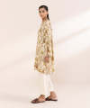 Sapphire Stitched - Printed Arabic Lawn Shirt For Women - Women RTW / Stitched. 