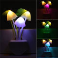 Automatic Sensor Light, Automatic changing color, Night Light, Color Changing Lamp, LED small night light, Flower Mushroom Lamp, , kids room Home LED. 